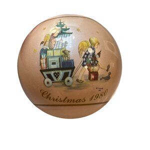 Schmid Berta Hummel Parade Toyland Glass Ornament Christmas 1980 Vintage Decor